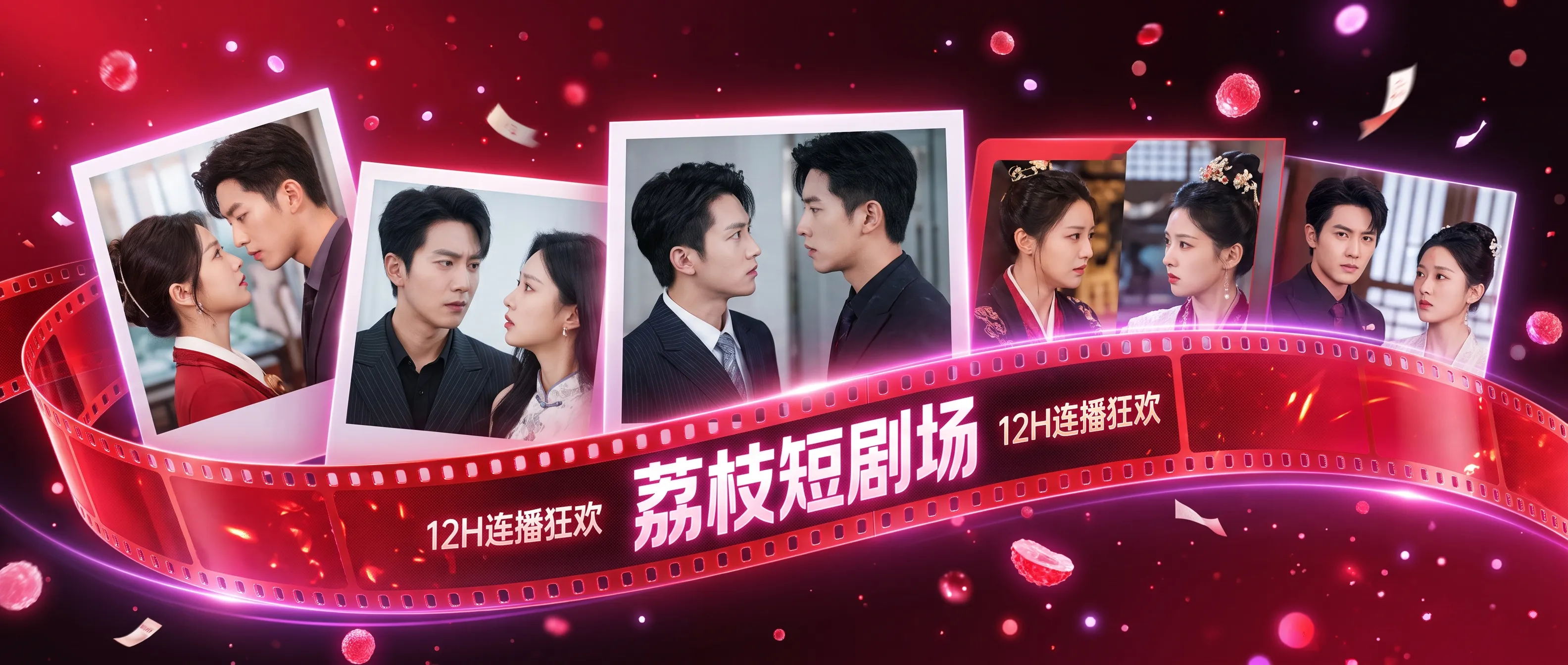 剧集追看主题视觉画面